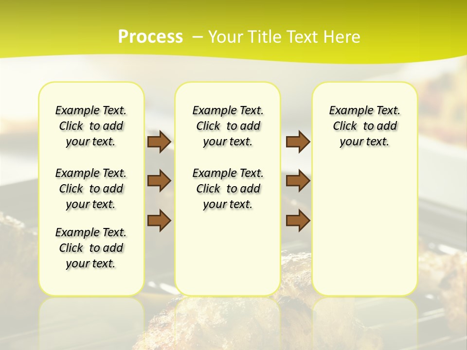 Chicken Cooking On A Grill PowerPoint Template
