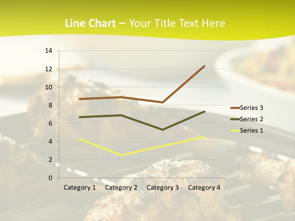 Chicken Cooking On A Grill PowerPoint Template
