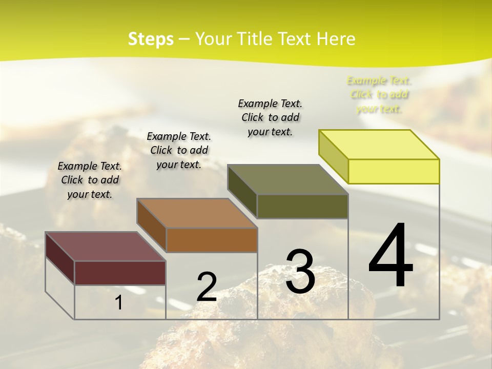 Chicken Cooking On A Grill PowerPoint Template