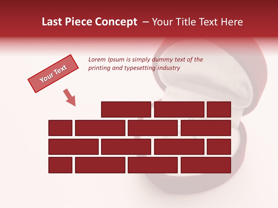 An Open Red Velvet Ring Box With A White Diamond In It PowerPoint Template