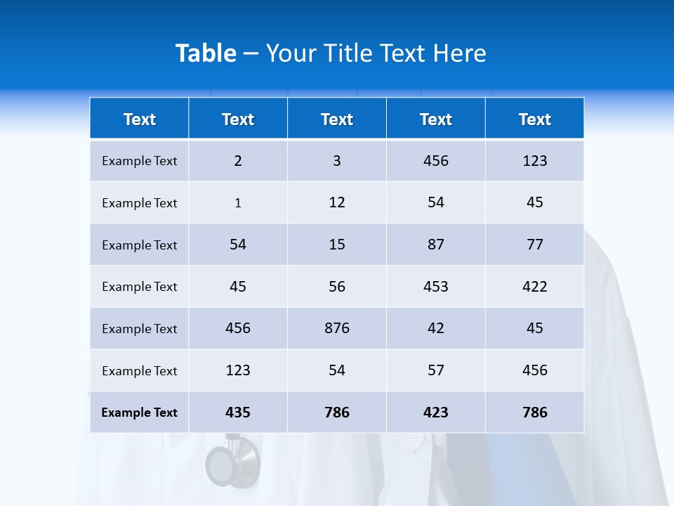 Lab Coats PowerPoint Template
