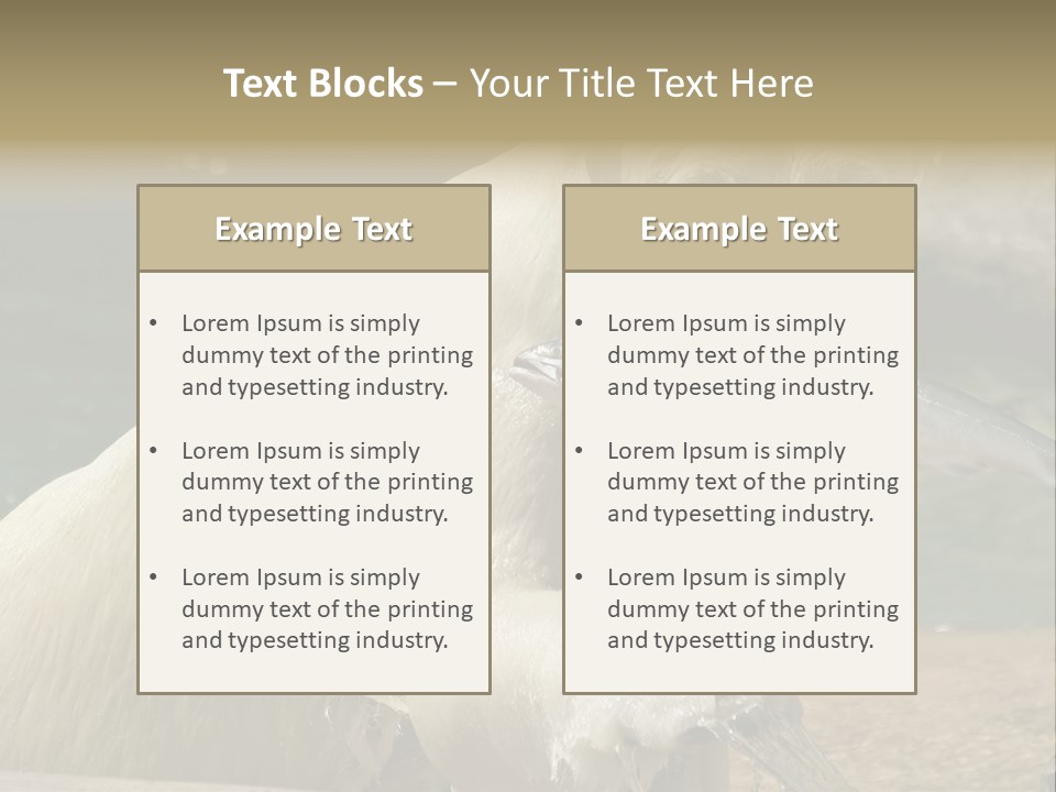 An Adult Female Polar Bear Emerging From The Water With A Fish PowerPoint Template