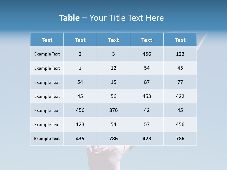 African Man Waving A South African Flag Against Blue Sky PowerPoint Template