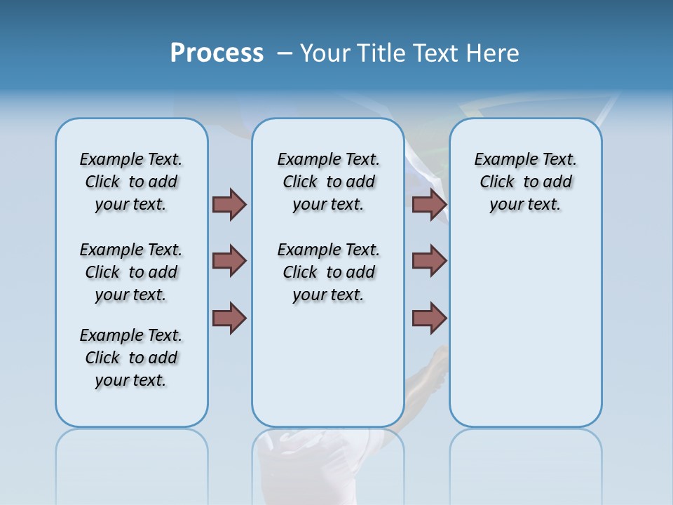 African Man Waving A South African Flag Against Blue Sky PowerPoint Template