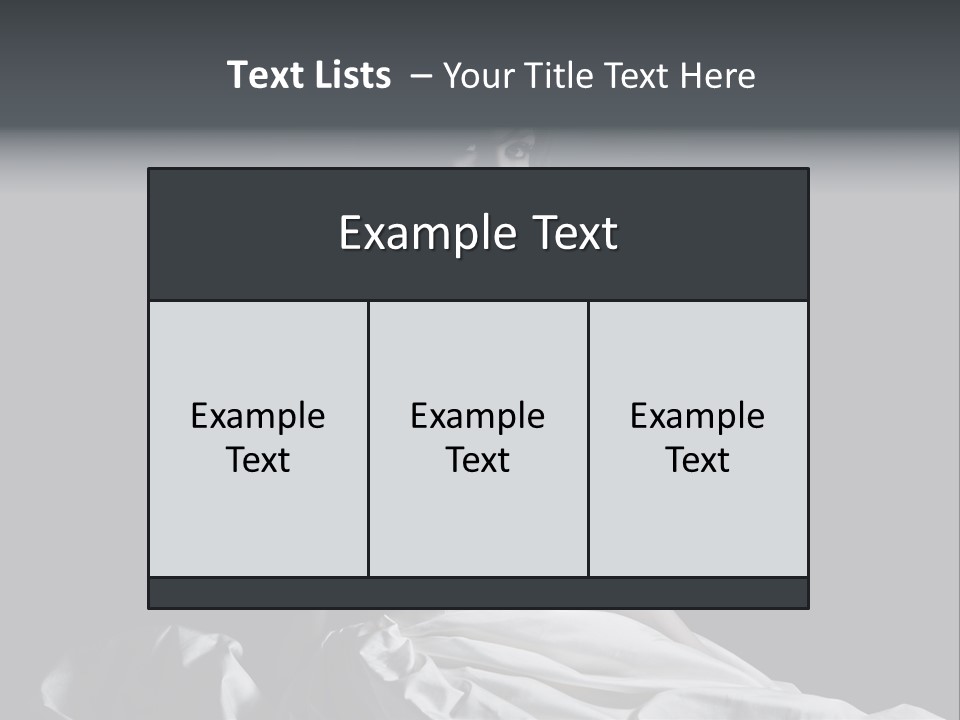 Shot Of A Young Bride Against Grey Background PowerPoint Template