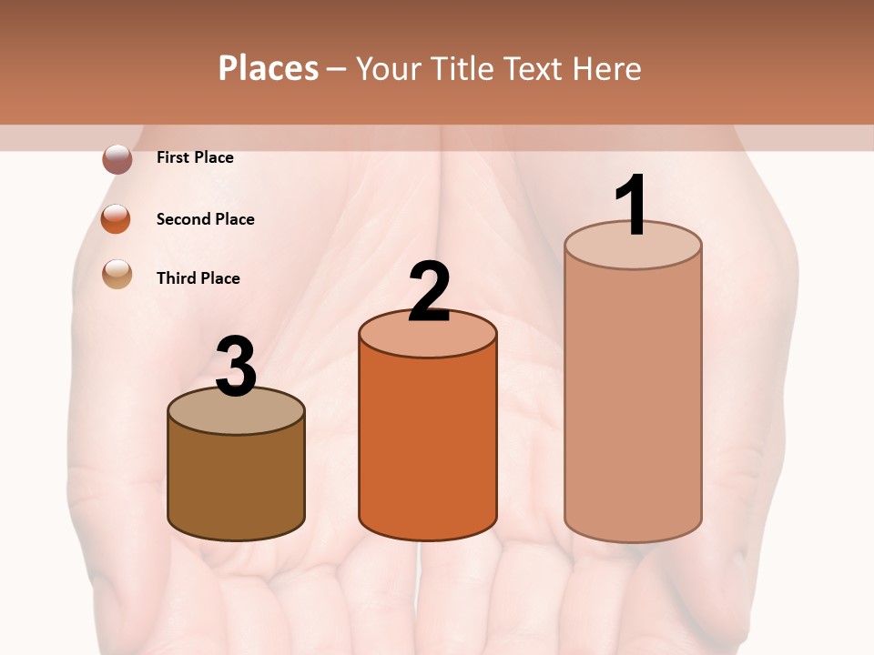 Close-Up, Pregnant Woman Is Stroking Belly On The White Background PowerPoint Template