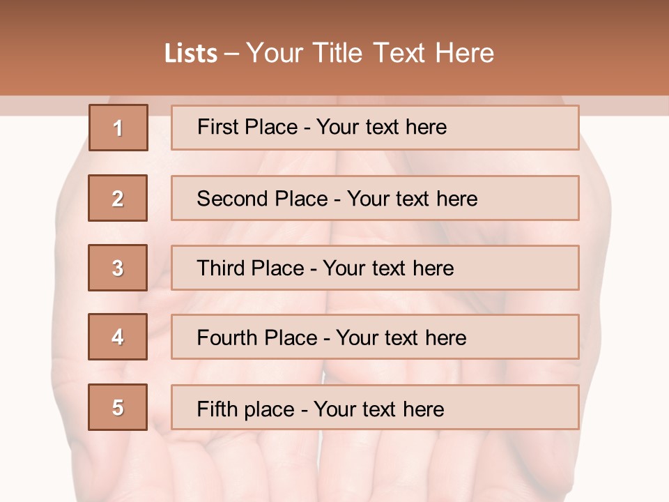 Close-Up, Pregnant Woman Is Stroking Belly On The White Background PowerPoint Template