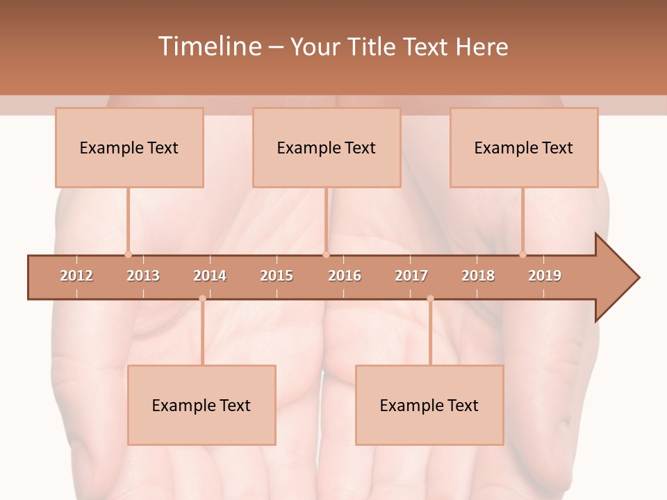 Close-Up, Pregnant Woman Is Stroking Belly On The White Background PowerPoint Template