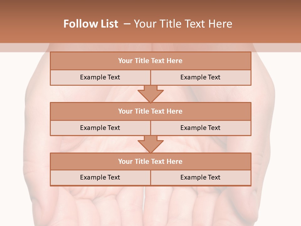 Close-Up, Pregnant Woman Is Stroking Belly On The White Background PowerPoint Template