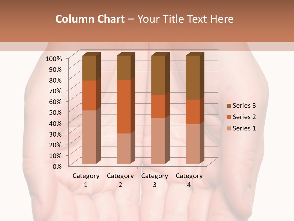 Close-Up, Pregnant Woman Is Stroking Belly On The White Background PowerPoint Template