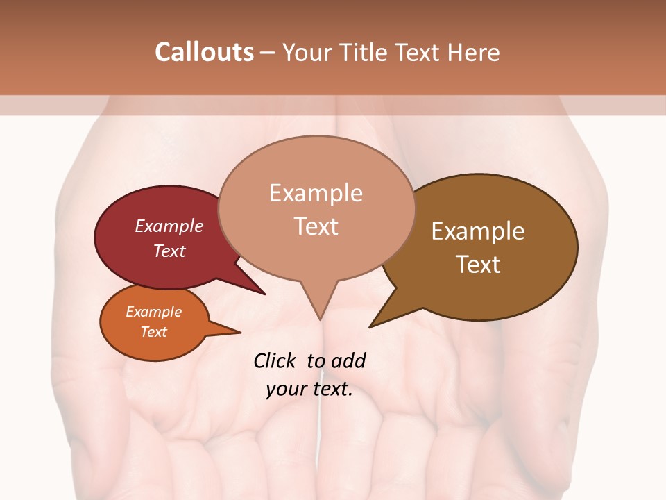 Close-Up, Pregnant Woman Is Stroking Belly On The White Background PowerPoint Template