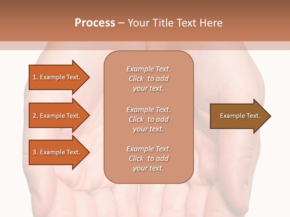 Close-Up, Pregnant Woman Is Stroking Belly On The White Background PowerPoint Template