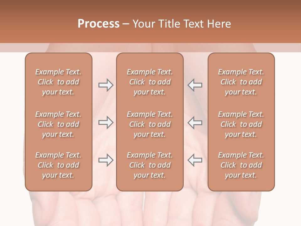 Close-Up, Pregnant Woman Is Stroking Belly On The White Background PowerPoint Template