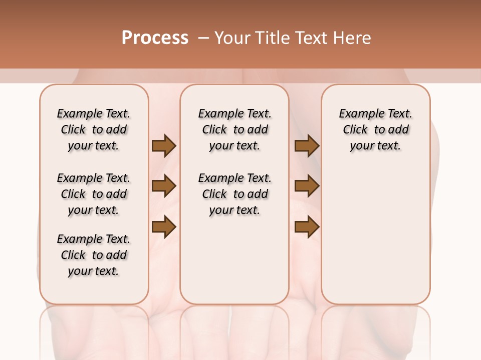 Close-Up, Pregnant Woman Is Stroking Belly On The White Background PowerPoint Template