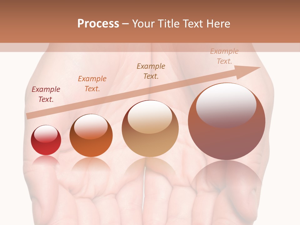 Close-Up, Pregnant Woman Is Stroking Belly On The White Background PowerPoint Template