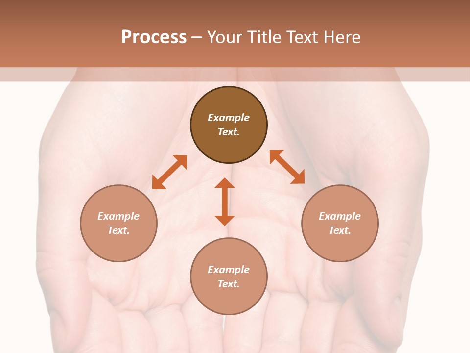 Close-Up, Pregnant Woman Is Stroking Belly On The White Background PowerPoint Template