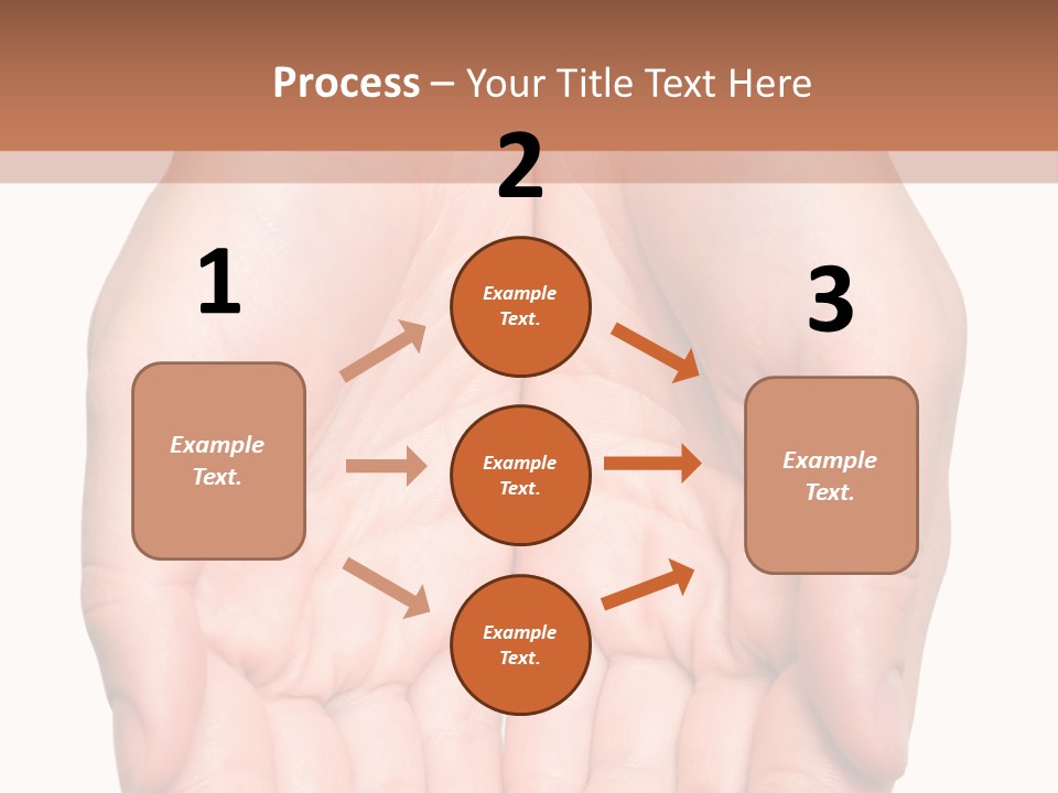 Close-Up, Pregnant Woman Is Stroking Belly On The White Background PowerPoint Template