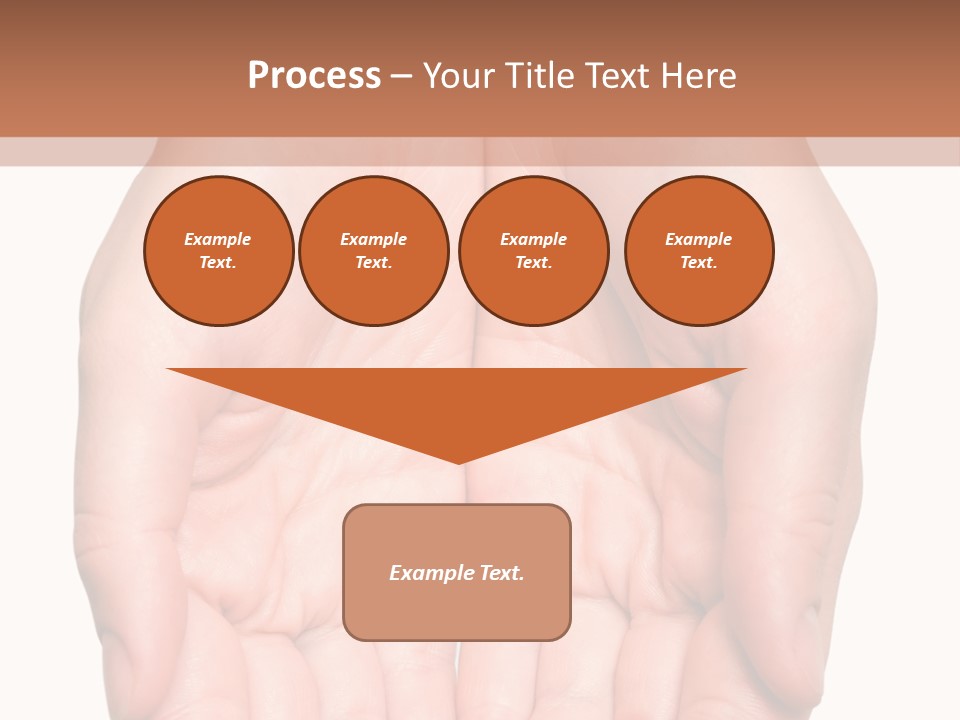 Close-Up, Pregnant Woman Is Stroking Belly On The White Background PowerPoint Template