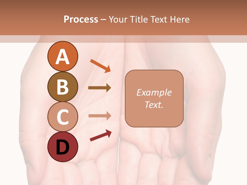 Close-Up, Pregnant Woman Is Stroking Belly On The White Background PowerPoint Template