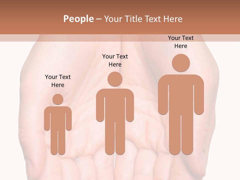 Close-Up, Pregnant Woman Is Stroking Belly On The White Background PowerPoint Template