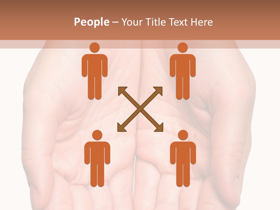 Close-Up, Pregnant Woman Is Stroking Belly On The White Background PowerPoint Template