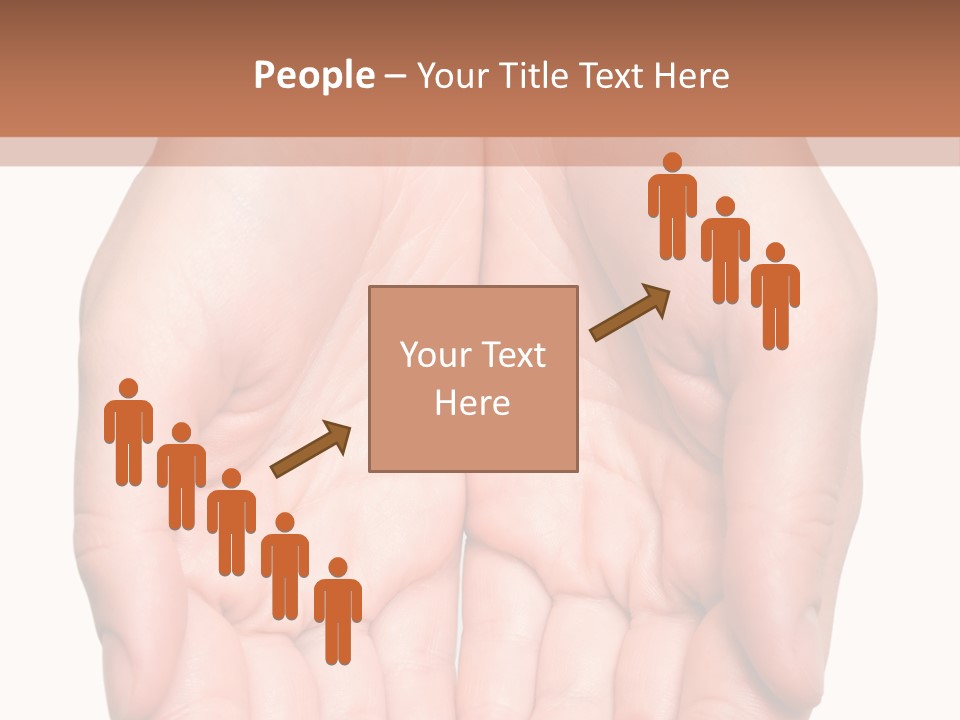 Close-Up, Pregnant Woman Is Stroking Belly On The White Background PowerPoint Template