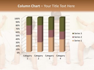 Cute Baby Standing And Playing. PowerPoint Template