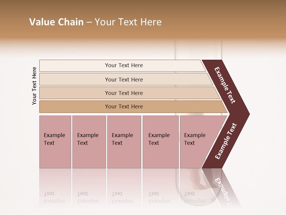 Baby Figurine In A Test Tube PowerPoint Template