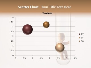 Baby Figurine In A Test Tube PowerPoint Template