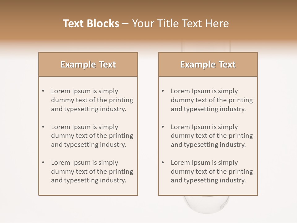 Baby Figurine In A Test Tube PowerPoint Template