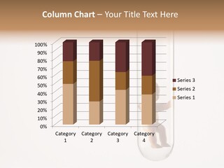 Baby Figurine In A Test Tube PowerPoint Template