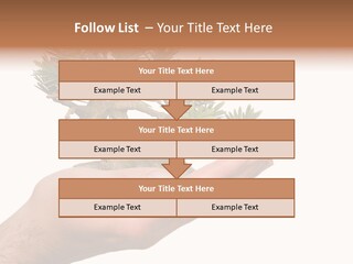 Palm With Tree PowerPoint Template