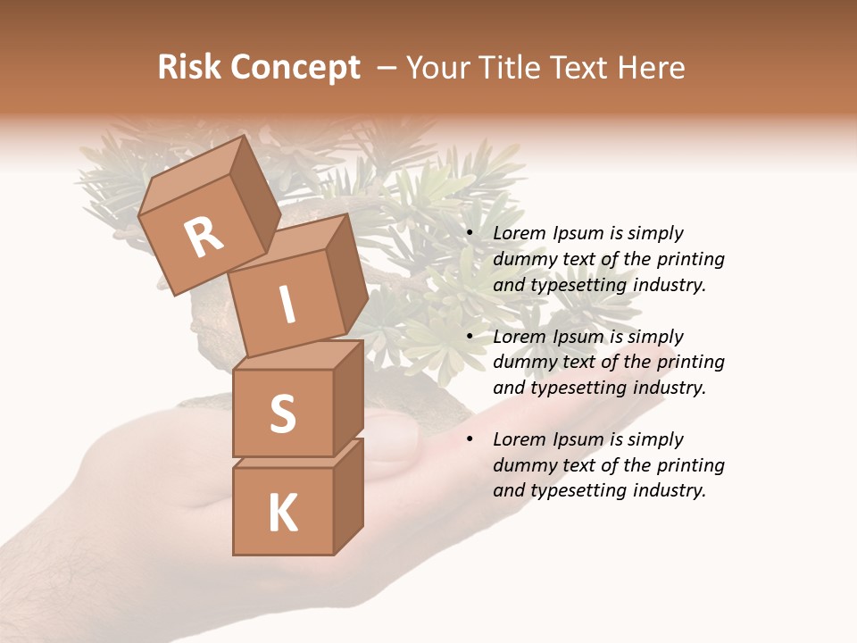 Palm With Tree PowerPoint Template