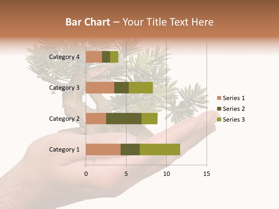 Palm With Tree PowerPoint Template