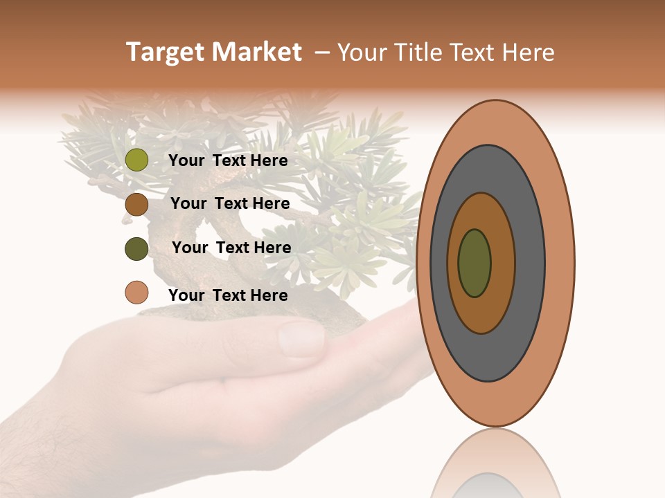Palm With Tree PowerPoint Template