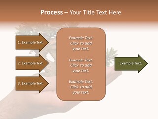 Palm With Tree PowerPoint Template