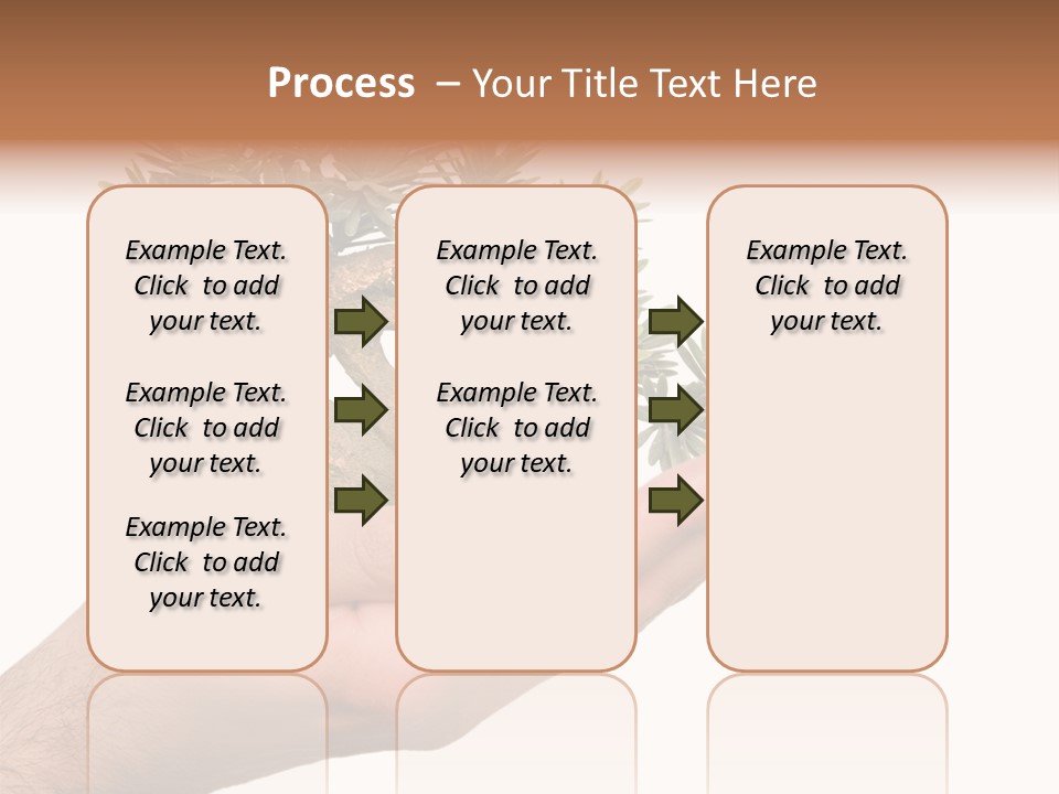 Palm With Tree PowerPoint Template