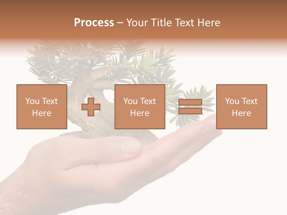 Palm With Tree PowerPoint Template