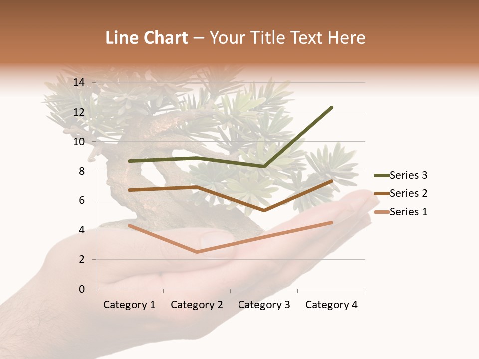 Palm With Tree PowerPoint Template