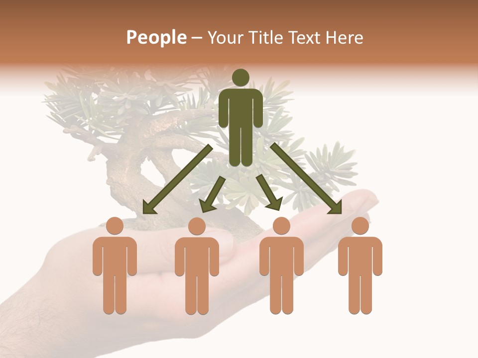 Palm With Tree PowerPoint Template