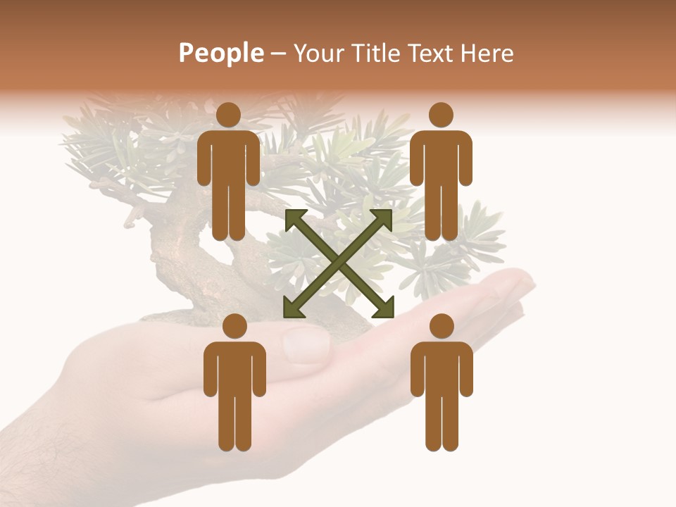 Palm With Tree PowerPoint Template