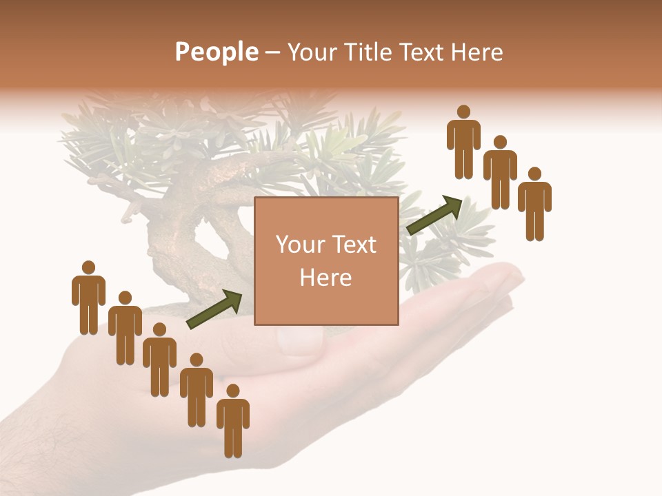 Palm With Tree PowerPoint Template