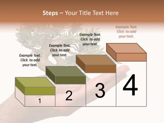 Palm With Tree PowerPoint Template