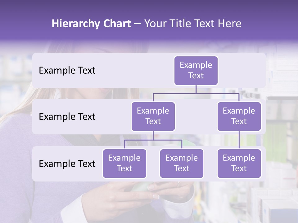 Portrait Of Blonde Woman Reading Label Of Shampoo In Pharmacy. Copy Space PowerPoint Template