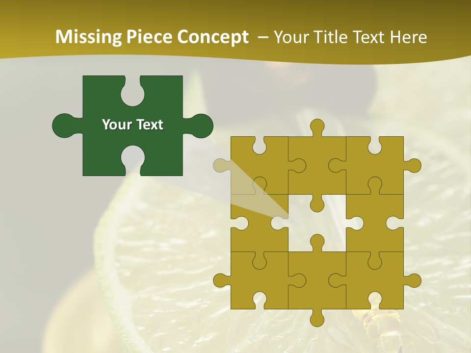 Bottle Of Essence Oil With Fresh Limes - Beauty Treatment PowerPoint Template