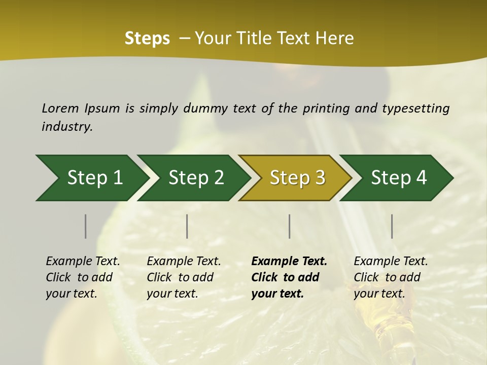 Bottle Of Essence Oil With Fresh Limes - Beauty Treatment PowerPoint Template