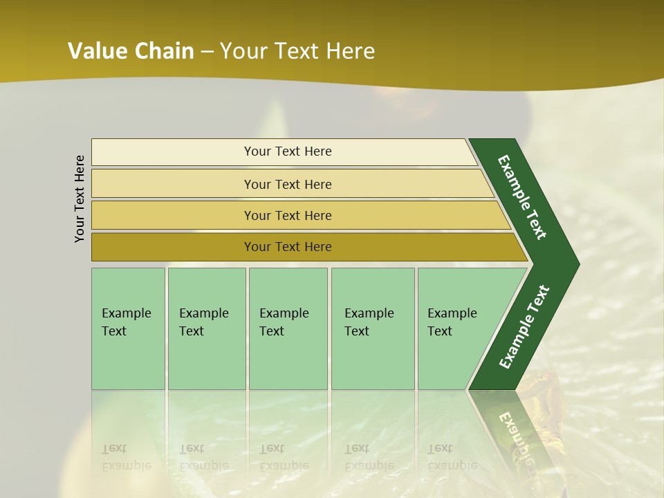 Bottle Of Essence Oil With Fresh Limes - Beauty Treatment PowerPoint Template