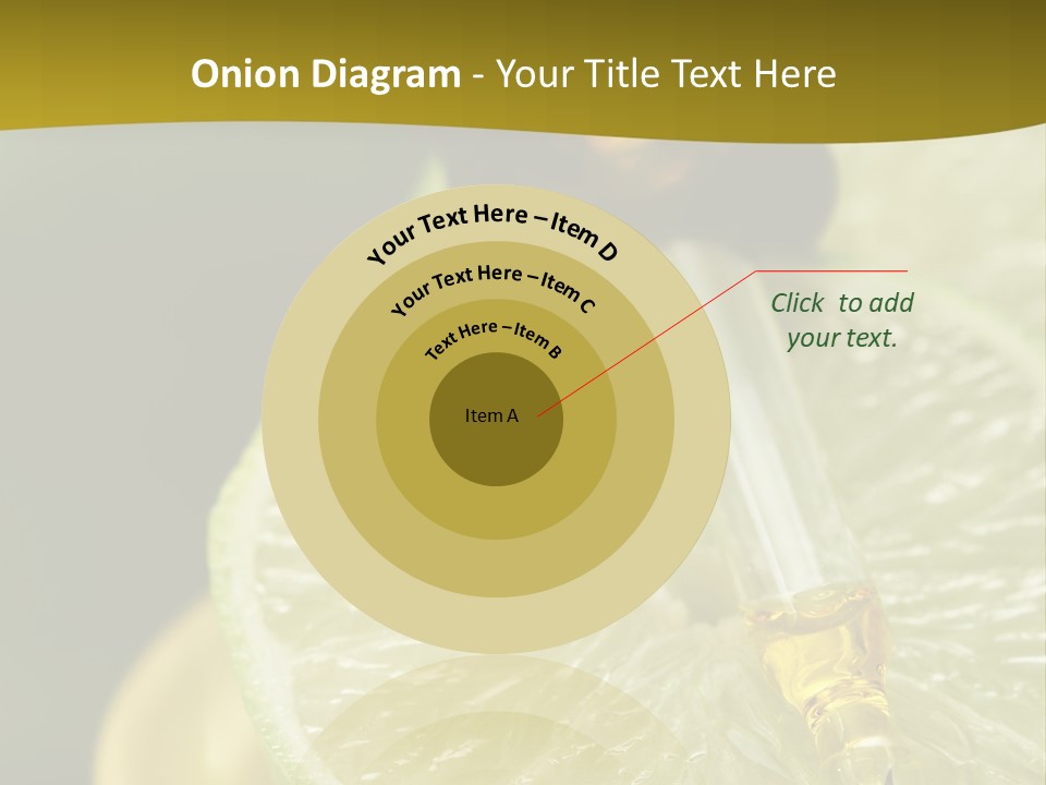 Bottle Of Essence Oil With Fresh Limes - Beauty Treatment PowerPoint Template