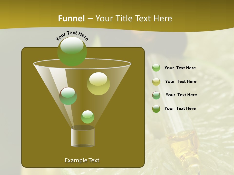 Bottle Of Essence Oil With Fresh Limes - Beauty Treatment PowerPoint Template