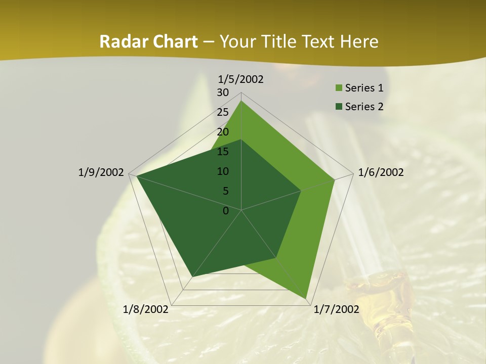 Bottle Of Essence Oil With Fresh Limes - Beauty Treatment PowerPoint Template